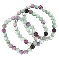 Colorful Fluorite Bracelet, for woman, 8mm, Sold Per Approx 7.5 Inch Strand