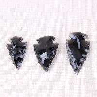 Gemstone Cabochons, Obsidian, 30mm-40mm, 5pC's/Bag, Verkocht door Bag