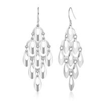 925 Sterling Silver Drop Earring Tassel for woman Sold By Pair