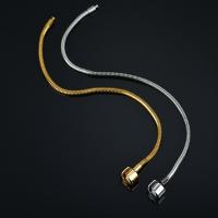 Europeo pulsera cadena, acero inoxidable, chapado, diverso tamaño para la opción & cadena de la serpiente & para mujer, más colores para la opción, 3mm, Vendido por Sarta