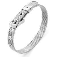 Bijoux bracelet en acier inoxydable, unisexe & normes différentes pour le choix, couleur originale, Vendu par Environ 8 pouce brin