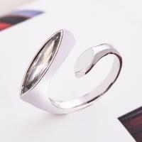 Messing ringen, geplatineerd, uniseks & verschillende grootte voor keus & met zirkonia, nikkel, lood en cadmium vrij, Verkocht door PC