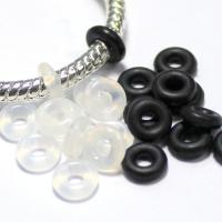 Rubber Linking Ring, Donut, gemengde kleuren, 500pC's/Bag, Verkocht door Bag