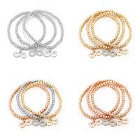 Tibetan Style Bracelet, Infinity, plated, Unisex & with rhinestone, more colors for choice, lead & cadmium free, 20mm, Length:Approx 8.5 Inch, 3Strands/Set, Sold By Set
