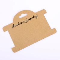 Paper Necklace & Bracelet Display Card, with letter pattern, 96x70mm, 200PCs/Lot, Sold By Lot