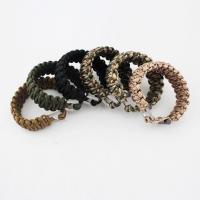 Survival Bracelets Nylon Cord with Stainless Steel with fire starter & Unisex 4mm 25mm Sold Per Approx 8.5 Strand