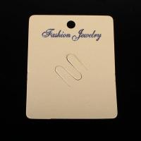 Papel Display Card Broche, Rectángular, con el patrón de la letra, 57x70mm, 200PCs/Grupo, Vendido por Grupo