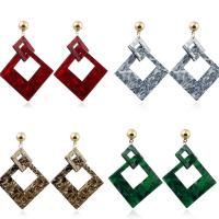 Akryl šperky náušnice, nerez náušnice příspěvek, pro ženy, více barev na výběr, 75x55mm, Prodáno By Pair