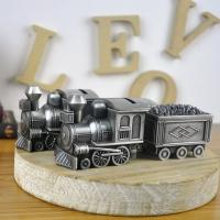 Zinc Alloy Train Antique Tin Color Plated with packing box & multifunctional lead & cadmium free Sold By PC