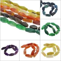 Fire Agate Beads, more colors for choice, 19x38mm, Hole:Approx 2mm, Approx 10PCs/Strand, Sold Per Approx 15.3 Inch Strand