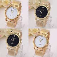 Geneva® Unisex Watch Zinc Alloy with Glass gold color plated lead & cadmium free 38mm Length Approx 9.3 Inch Sold By PC