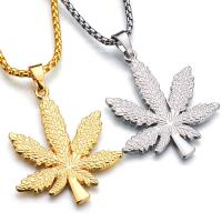 Sweater Chain Necklace Brass Maple Leaf plated Unisex & box chain nickel lead & cadmium free Sold Per Approx 30.5 Inch Strand