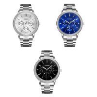 Men Wrist Watch, Tibetan Style, with Glass, plated, for man & waterproof, more colors for choice, 44mm, Length:Approx 10.0 Inch, Sold By PC