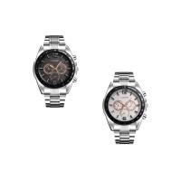 Мужские наручные часы, цинковый сплав, с Стеклянный, черный покрытием, Мужский, Много цветов для выбора, 42mm, длина:Приблизительно 10.0 дюймовый, продается PC