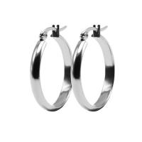 Stainless Steel Hoop Earring, different size for choice, Sold By Pair