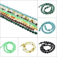 Perles bijoux en pierres gemmes, pierre gemme, coeur, différents matériaux pour le choix, 11x10x4mm, Trou:Environ 1.5mm, 44PC/brin, Vendu par Environ 15.7 pouce brin