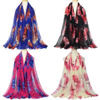 Voile Fabric Scarf and Shawl, Rectangle, for woman, more colors for choice, 180x90cm, Sold By Strand
