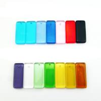 Crystal Medálok, Kristály, pendular Lochrose, kevert színek, 12x30x4mm, Lyuk:Kb 1mm, 10PC-k/Bag, Által értékesített Bag