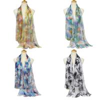 Georgette bufanda y mantón, Rectángular, para mujer, más colores para la opción, 160x50cm, Vendido por Sarta