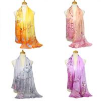 Chiffon Scarf and Shawl, Rectangle, different designs for choice & for woman, 160x50cm, Sold By Strand