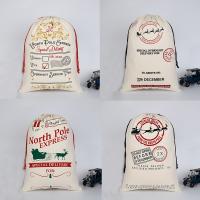 Segeltuch Drawstring Tasche, Mit Tiermuster & Weihnachtsschmuck & verschiedene Muster für Wahl & mit Brief Muster, 50x70cm, verkauft von PC