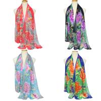 Chiffon Scarf and Shawl, Rectangle, for woman, more colors for choice, 160x50cm, Sold By Strand