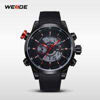 Weide® Watch Collection, Silicone, with Tibetan Style dial & Glass, plated, 30M waterproof & adjustable & LED & for man, more colors for choice, 49.5x49.5x16.8mm, 22mm, Length:Approx 8.6 Inch, Sold By PC