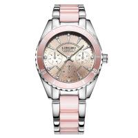 Zinc Alloy with Porcelain & Glass & Stainless Steel plated Life water resistant & for woman Length Approx 9 Inch Sold By PC