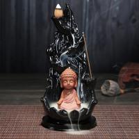 Backflow Incense Burner, Porcelain, different styles for choice, 95x220mm, Sold By PC