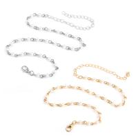 Mode-Halskette, Zinklegierung, mit Kunststoff Perlen, mit Verlängerungskettchen von 3.39Inch, plattiert, für Frau, keine, frei von Nickel, Blei & Kadmium, verkauft per ca. 11.8 ZollInch Strang