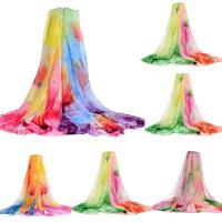 Chiffon sjaal, Rechthoek, voor vrouw, meer kleuren voor de keuze, 150x200cm, 10pC's/Bag, Verkocht door Bag