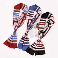 Тощий шарф, Шифон, Прямоугольная форма, различные модели для выбора & Женский, 145x16cm, продается Strand