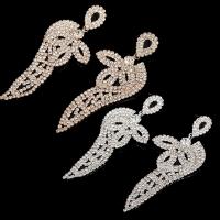Rhinestone Earring Zinc Alloy stainless steel post pin plated for woman & with rhinestone lead & cadmium free 10-35mm Sold By Pair
