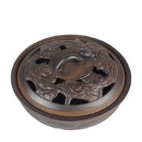 Purple Clay Incense Burner, different styles for choice, 156x80mm, Sold By PC