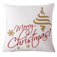 Cuscino, tessuto di cotone, Piazza, Gioielli di Natale & diversi modelli per la scelta, 450x450mm, Venduto da PC