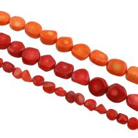 Natürliche Korallen Perlen, verschiedene Stile für Wahl, Bohrung:ca. 0.5-1mm, verkauft per ca. 15.7 ZollInch Strang