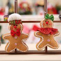 Telas no tejidas Ornamentos colgantes de Navidad, diferentes estilos para la opción, 16x12cm, 5PCs/Bolsa, Vendido por Bolsa