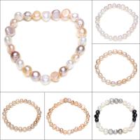 Freshwater Cultured Pearl Bracelet, Freshwater Pearl, different styles for choice & for woman, Sold Per Approx 6.5-7.5 Inch Strand
