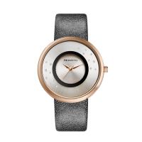 Cowhide with zinc alloy dial & Glass plated 10M waterproof & adjustable & for woman 20mm Length Approx 8.5 Inch Sold By PC