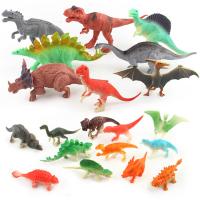 ABS Plastic Simulation Animal Toy, with Plastic, Dinosaur, different styles for choice, Sold By Set