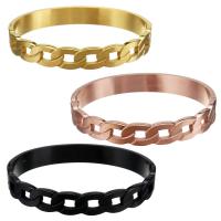 Stainless Steel Bangle, plated, Unisex, more colors for choice, 10mm, Inner Diameter:Approx 62x52mm, Sold By PC