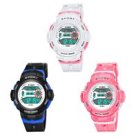 Synoke® Unisex Smykker Watch, Plast, med Glas & Zinc Alloy, forgyldt, Livsbestandig & justerbar & LED, flere farver til valg, 50.64x15.59mm,21.22mm, Længde Ca. 6.4-9.4 inch, Solgt af PC