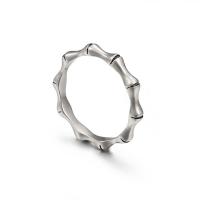 Titanium Steel Finger Ring polished Unisex & blacken original color 3mm Sold By PC