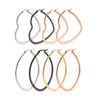 Stainless Steel Hoop Earring, plated, hypo allergic & Unisex & different size for choice & different styles for choice, nickel, lead & cadmium free, Sold By Pair