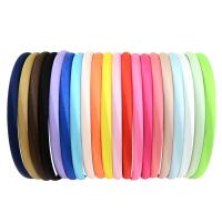 Hair Bands, Satin Ribbon, for children, mixed colors, 10mm, 100PCs/Lot, Sold By Lot