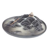 Traditional Ceramic Inserted Burner Incense Seat Porcelain brown Sold By PC