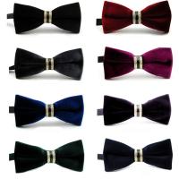 Krawatte, Kunstseide, Schleife, unisex & mit Strass, keine, 11x4cm, verkauft von PC