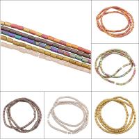 Crystal Beads, Column, frosted, more colors for choice, 3x5mm, Hole:Approx 1mm, 100PCs/Strand, Sold By Strand