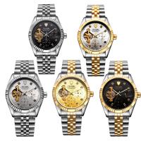 TEVISE® Watch Collection
, Nerez, s Sklo, á, 30M vodotěsné & kmenových navíječ & pro muže & s drahokamu, více barev na výběr, 38.5x38.5x15.5mm, Délka Cca 7 inch, Prodáno By PC