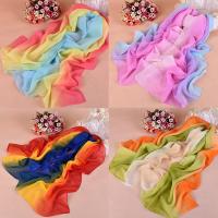 Gasa bufanda y mantón, para mujer, más colores para la opción, 160x50cm, 10Strandsfilamento/Bolsa, Vendido por Bolsa